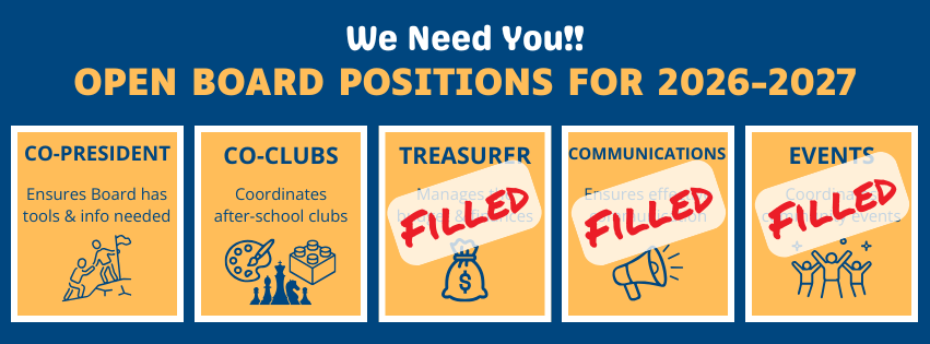 2026-2027 open board positions