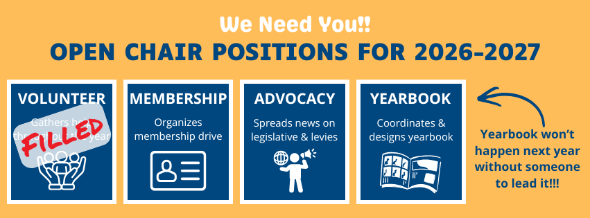 2026-2027 open chair positions