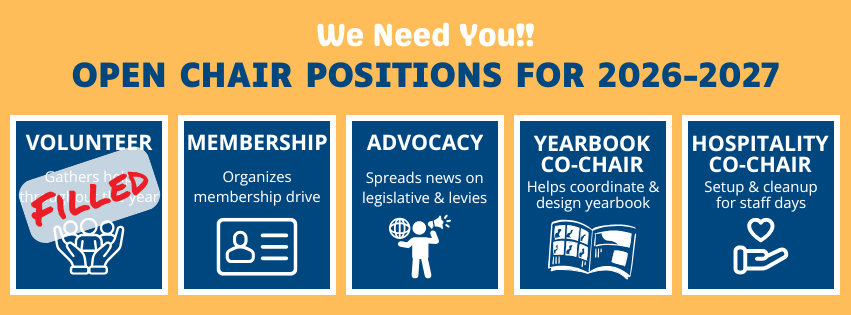 2026-2027 open chair positions